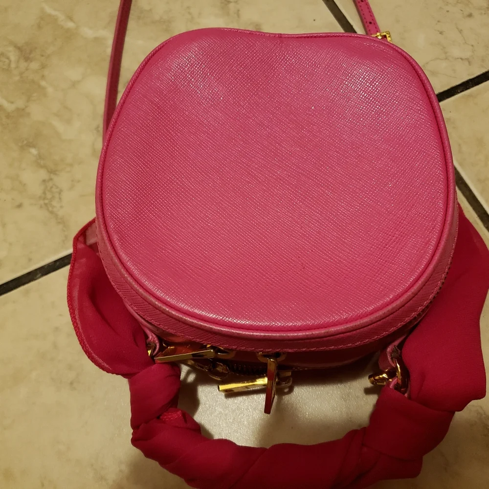 Mini inspired leather pouch bag - handle wrap included with Free Twilly - Picture 3 of 8